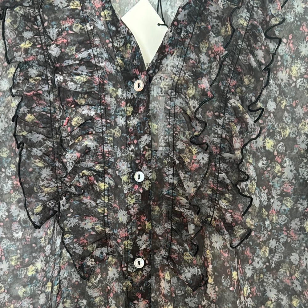 Zara Floral Blouse - Picture 3 of 4